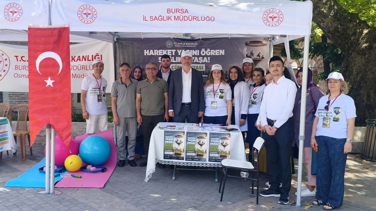 Bursa'da 12 Bin 800 Kişinin Hareket Yaşı Ölçüldü: Sağlıklı Yaşam Danışmanlığı Verildi Bursa'da 12 Bin 800 Kişinin Hareket Yaşı Ölçüldü: Sağlıklı Yaşam Danışmanlığı Verildi