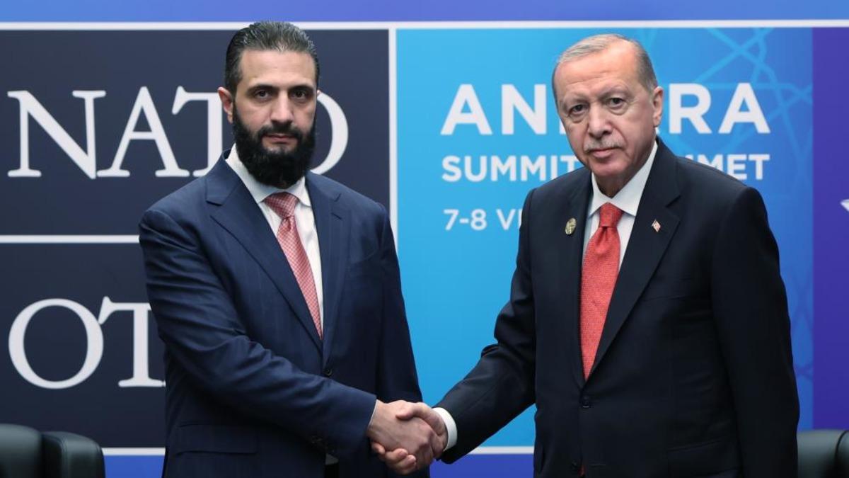 Cumhurbaşkanı Erdoğan, Suriyeli mevkidaşı ile Cumhurbaşkanlığı Külliyesinde görüştü
