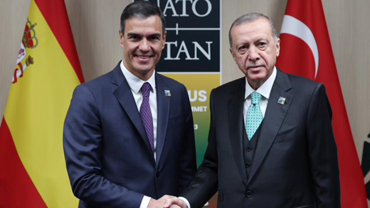 Erdoğan ve Sánchez, İspanya'nın D